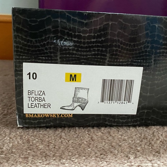 B. Makowsky Taupe studded booties - Picture 7 of 8